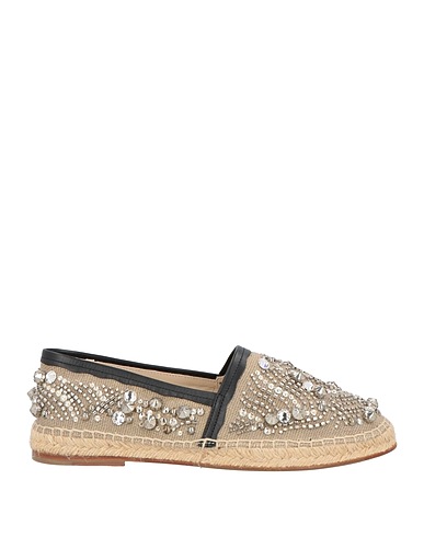DOLCE&GABBANA Espadrilles Beige 80% Linen, 10% Viscose, 10% Calfskin