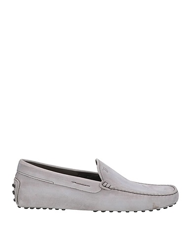 TOD'S Loafers Light grey Leather
