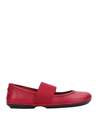 CAMPER Ballet flats Red Leather