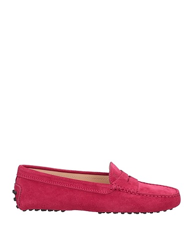 TOD'S Loafers Magenta Leather