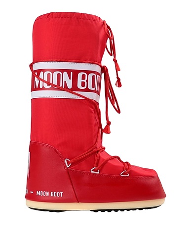 MOON BOOT Ankle boot MOON BOOT NYLON                    
 Red Textile fibers