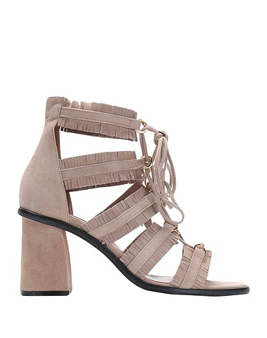 BCBGMAXAZRIA Sandals Taupe Leather