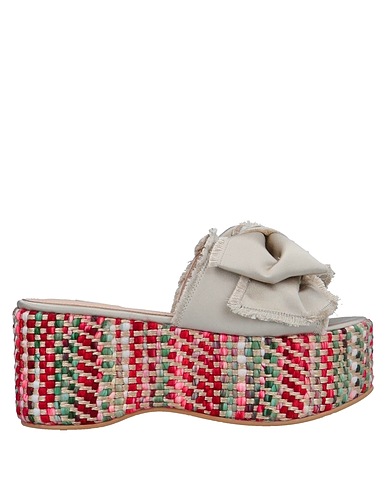 RAS Sandals Beige Textile fibres