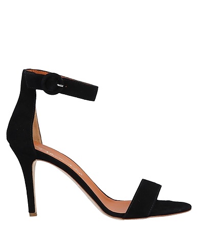 VIA ROMA 15 Sandals Black Leather