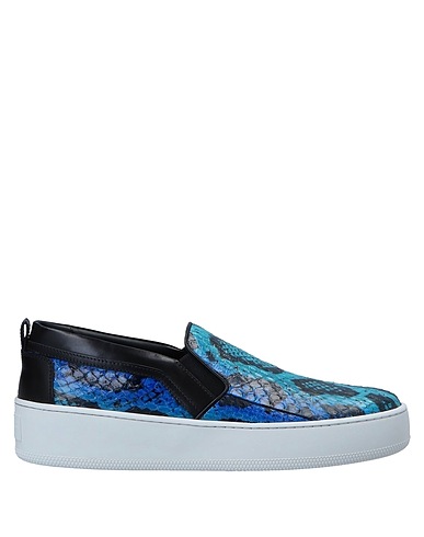 SERGIO ROSSI Sneakers Azure Elaphe snakeskin