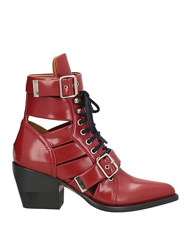 CHLOÉ Ankle boot CIOCCOLATO Leather