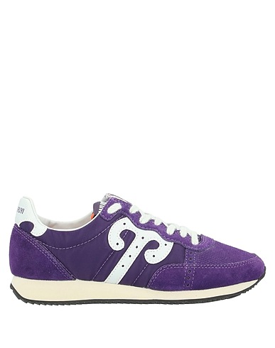 WUSHU RUYI Sneakers Mauve Leather, Textile fibres