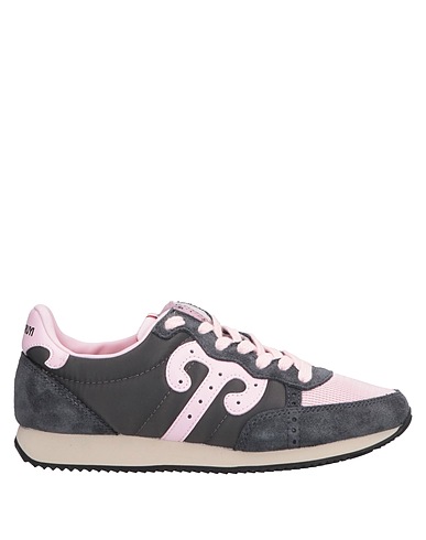 WUSHU RUYI Sneakers Charcoal Leather, Textile fibres