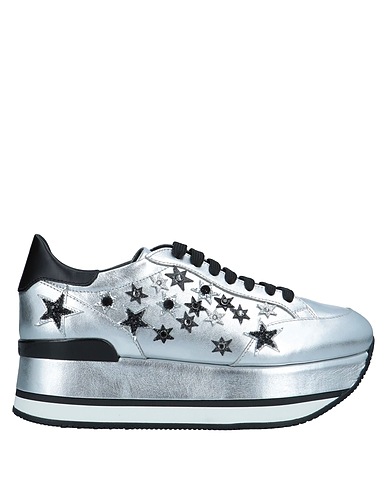 HOGAN Sneakers Silver Leather