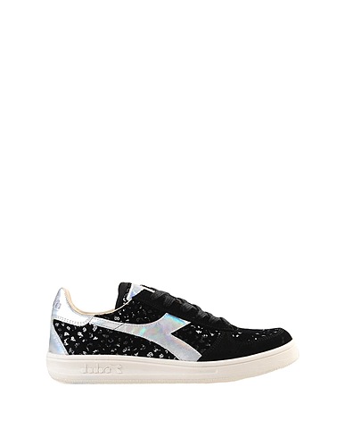 DIADORA HERITAGE Sneakers B.ELITE W
 Silver Leather, Textile fibres
