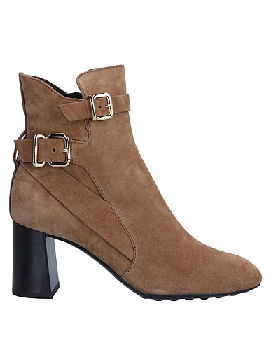 TOD'S Stivaletti Grigio Pelle