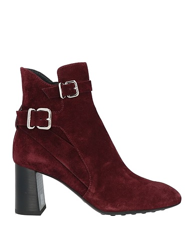 TOD'S Stivaletti Bordeaux Pelle