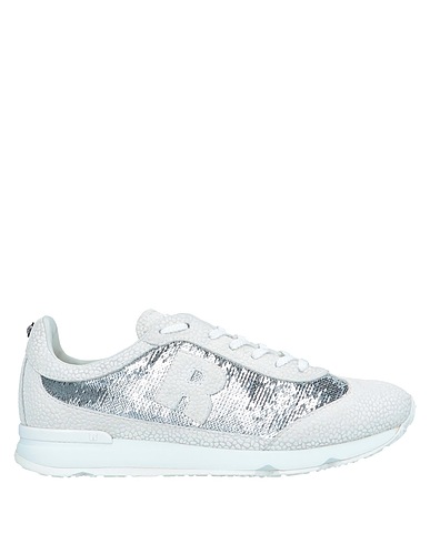 RUCOLINE Sneakers White Leather, Textile fibres