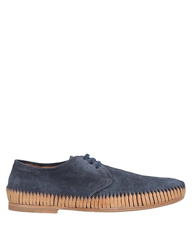 OFFICINE CREATIVE ITALIA Laced shoes Slate blue Soft Leather