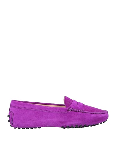 TOD'S Loafers Purple Leather