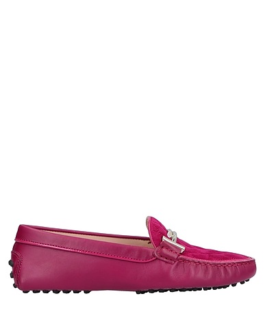 TOD'S Loafers Mauve Soft Leather