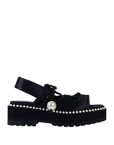 SUECOMMA BONNIE Sandalen Schwarz Polyester, Elastan