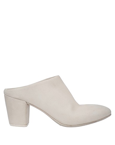 MARSÈLL Mules and clogs Ivory Soft Leather