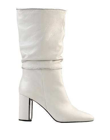 BRUNO PREMI Stiefel Hellgrau Schafleder