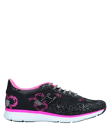 HOGAN Sneakers Black Textile fibers, Leather