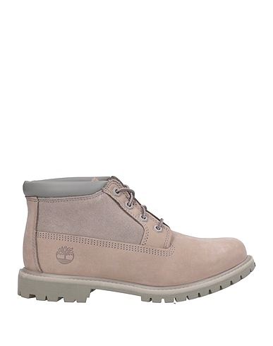 TIMBERLAND Μποτάκι Ανοιχτό γκρι Δέρμα