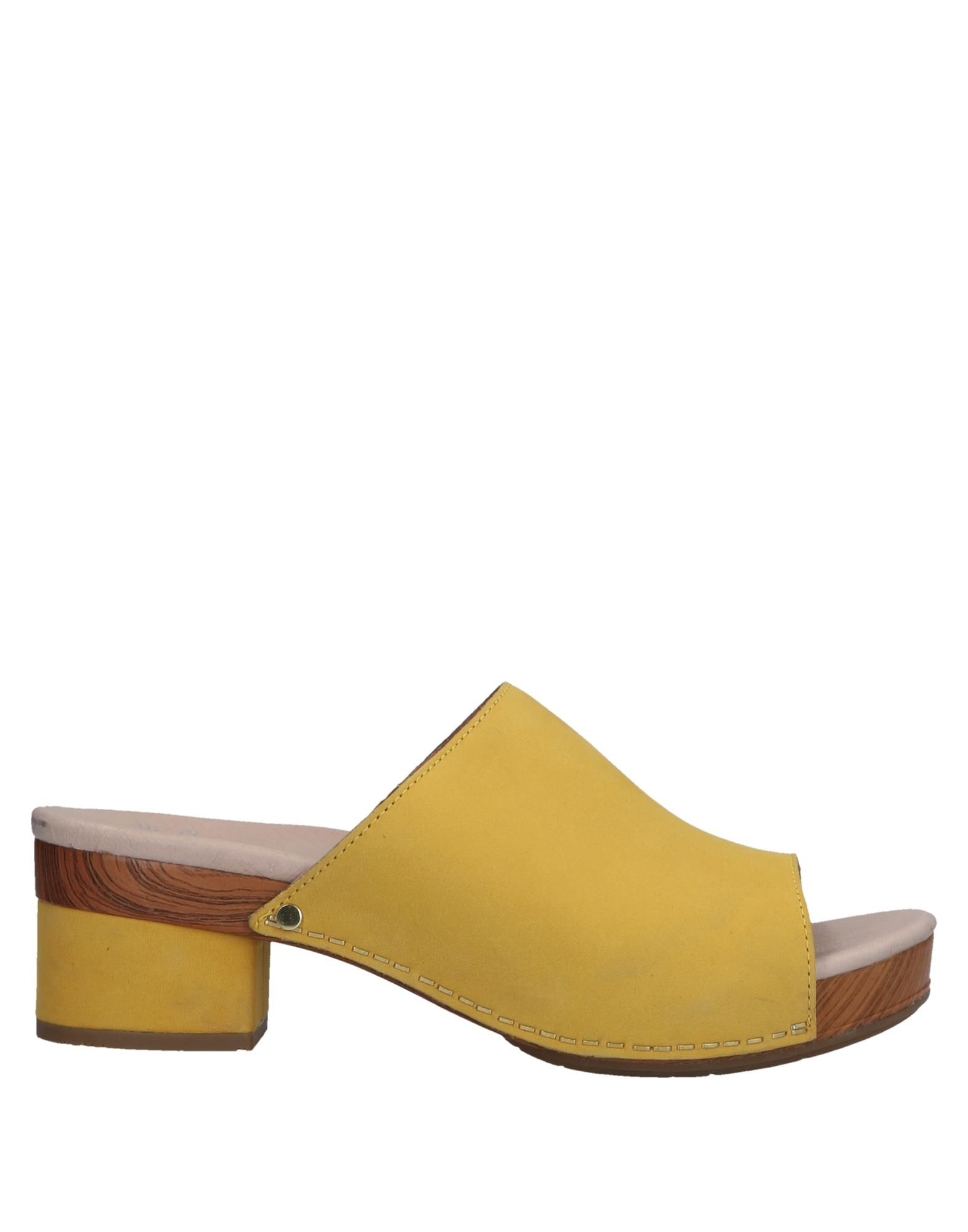 yellow dansko sandals