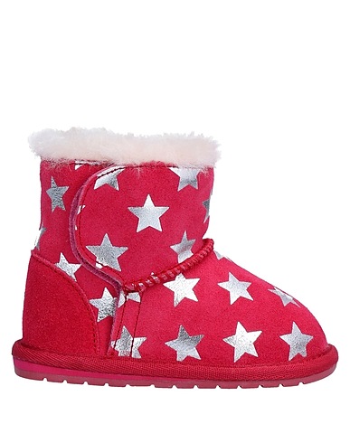 EMU Australia Stivaletti Fucsia Pelle, Lana Merino
