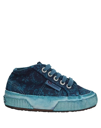 SUPERGA Sneakers Blue Textile fibers