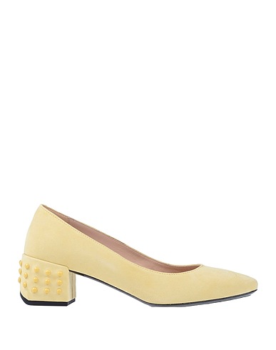 TOD'S Court Pastel yellow Leather