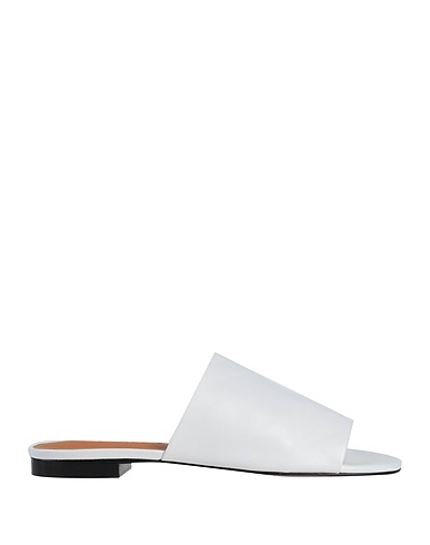 CLERGERIE Sandals White Lambskin