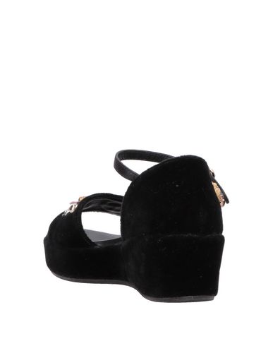 DOLCE & GABBANA DOLCE & GABBANA TODDLER GIRL SANDALS BLACK SIZE 10C VISCOSE, SILK, LAMBSKIN