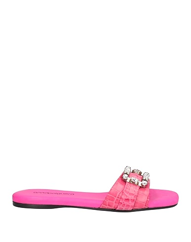 ANNA BAIGUERA Sandals Fuchsia Leather