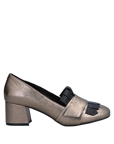 APEPAZZA Loafers Bronze Soft Leather