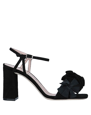 ALBERTO GOZZI Sandalen Schwarz Leder