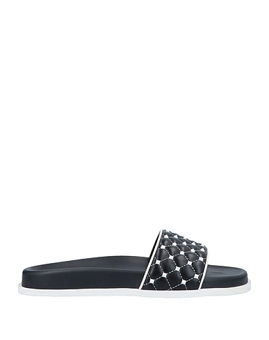 VALENTINO GARAVANI Sandalen Schwarz Leder