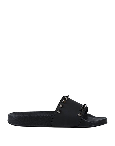 VALENTINO GARAVANI Sandals Black Rubber