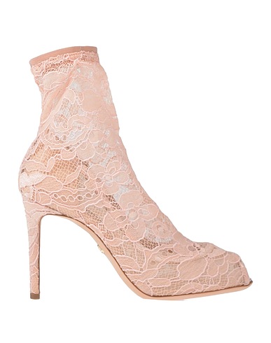 DOLCE&GABBANA Ankle boot Blush Textile fibers