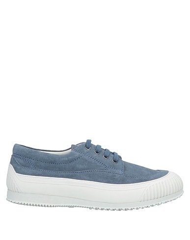 HOGAN Sneakers Slate blue Leather, Rubber