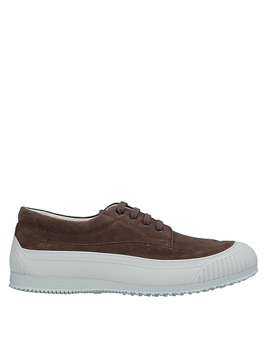 HOGAN Sneakers Chocolate brown Leather, Rubber