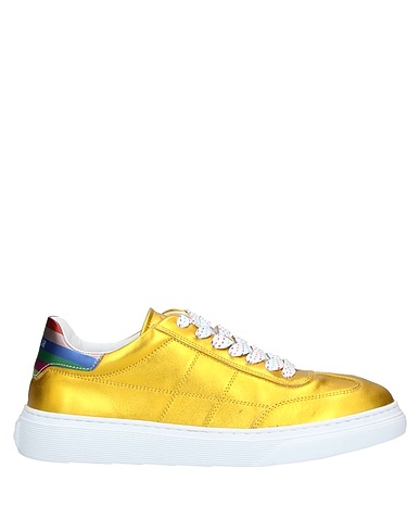 HOGAN Sneakers Gold Leather