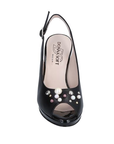 Donna Soft Sandals In Black