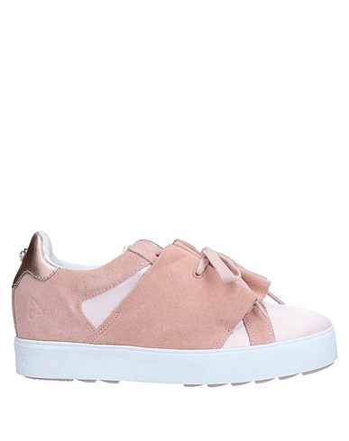 APEPAZZA Sneakers Rosa Leder, Gewebefasern