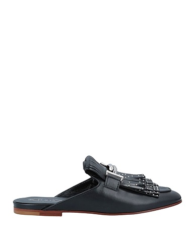 TOD'S 뮬 & 클로그 블랙 가죽