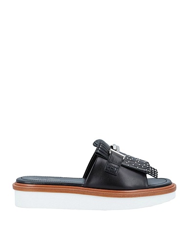 TOD'S 샌들 블랙 가죽