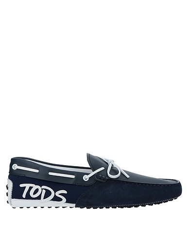 TOD'S Loafers Midnight blue Soft Leather