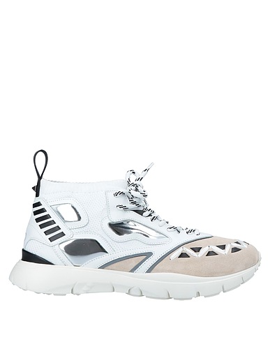 VALENTINO GARAVANI Sneakers White Textile fibers, Leather
