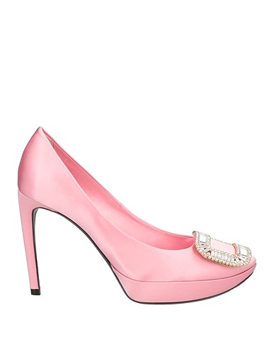 ROGER VIVIER Pump Light pink Textile fibers