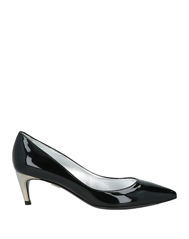 ROGER VIVIER Court Black Leather
