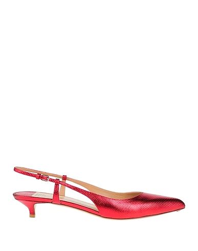 FRANCESCO RUSSO Court Red Leather