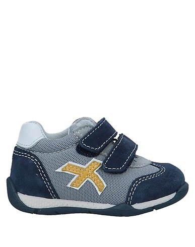 BALOCCHI Sneakers Blu Pelle, Fibre Tecniche